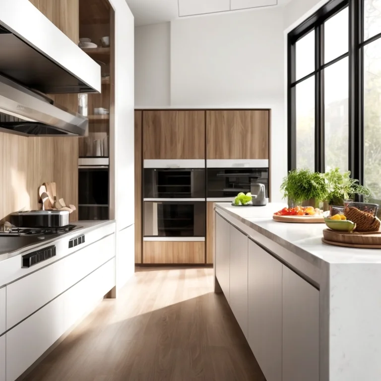 Smart Oven in moderner Küche